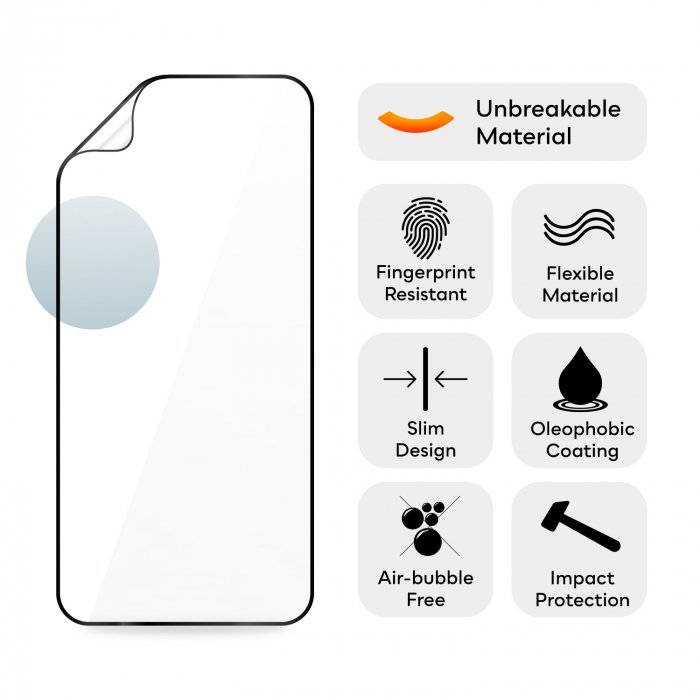 Apple iPhone 14 Plus Ceramic Impact-Resistant Screen Protector
