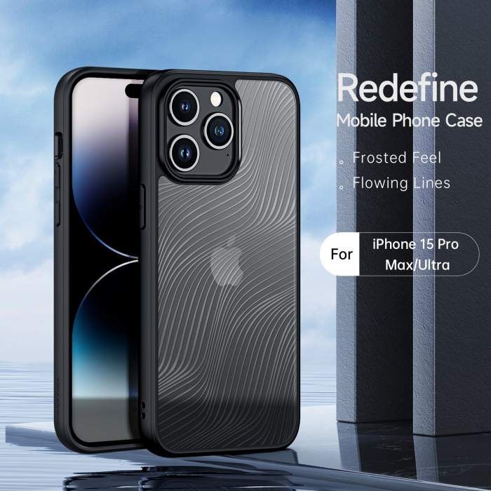 Apple iPhone 15 Pro Max Dux Ducis Aimo Hybrid Case - Black