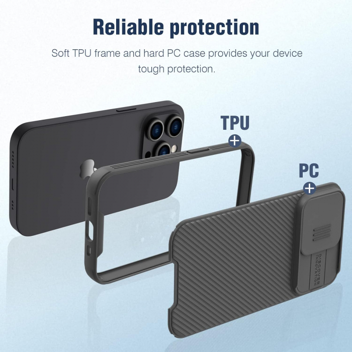 Nillkin CamShield Pro Magnetic Case for iPhone 13 Pro with Camera Protector