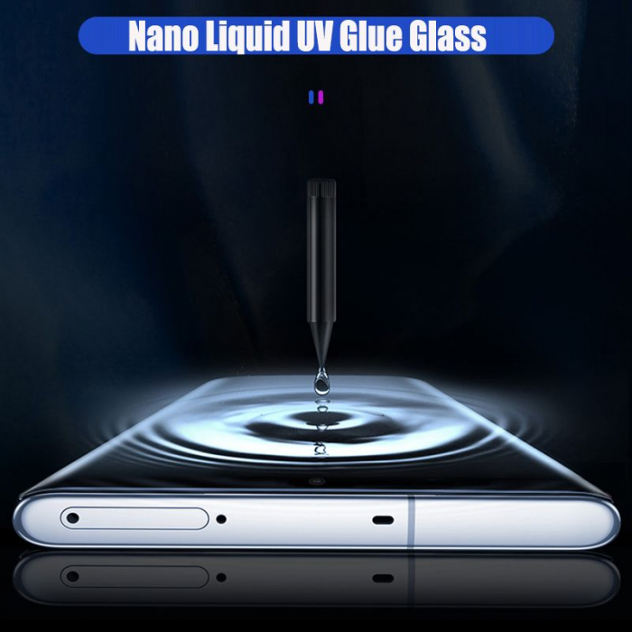Huawei P50 Pro UV Liquid Full Coverage Tempered Curved Glass Screen Protector